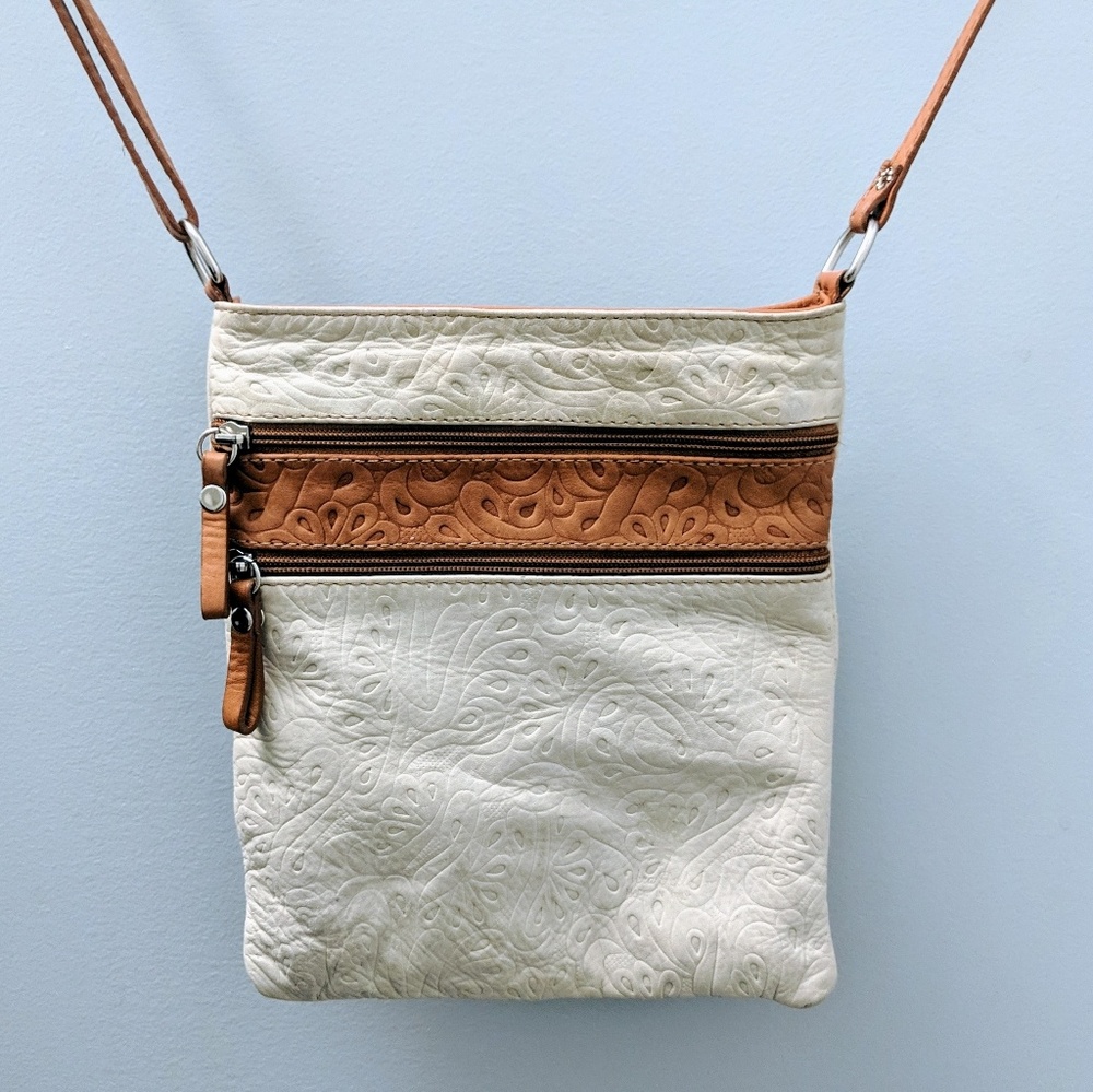 Vera Pelle boho Italian leather purse